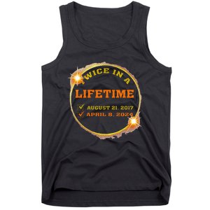 Twice In Lifetime 2024 Solar Eclipse Tank Top