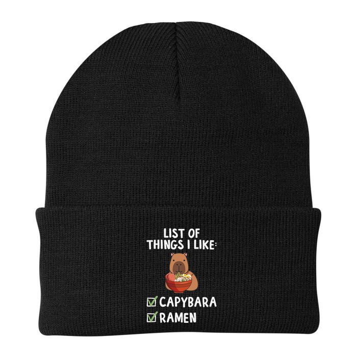 Things I Like Capybara Lover Capybara Girl Capybara Boy Beanie