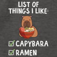Things I Like Capybara Lover Capybara Girl Capybara Boy Vector Backpack