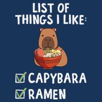 Things I Like Capybara Lover Capybara Girl Capybara Boy Infant Baby Jersey Bodysuit