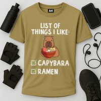 Things I Like Capybara Lover Capybara Girl Capybara Boy Cooling Performance Crew T-Shirt