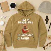 Things I Like Capybara Lover Capybara Girl Capybara Boy Hoodie