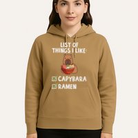 Things I Like Capybara Lover Capybara Girl Capybara Boy Hoodie