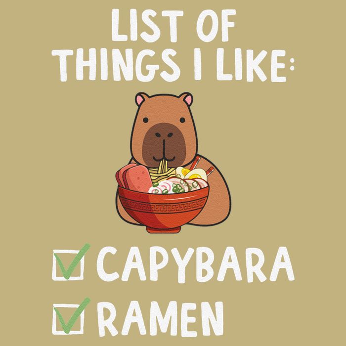 Things I Like Capybara Lover Capybara Girl Capybara Boy Long Sleeve Shirt
