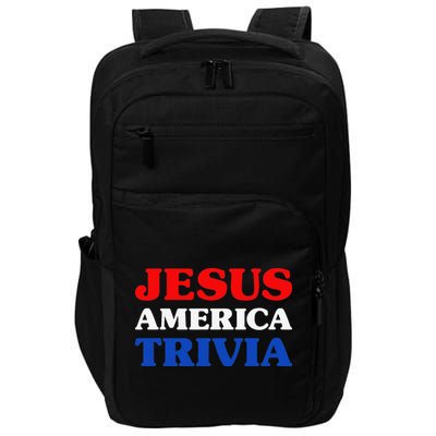 Trivia I Love Trivia Jesus And Trivia For Trivia Night Impact Tech Backpack