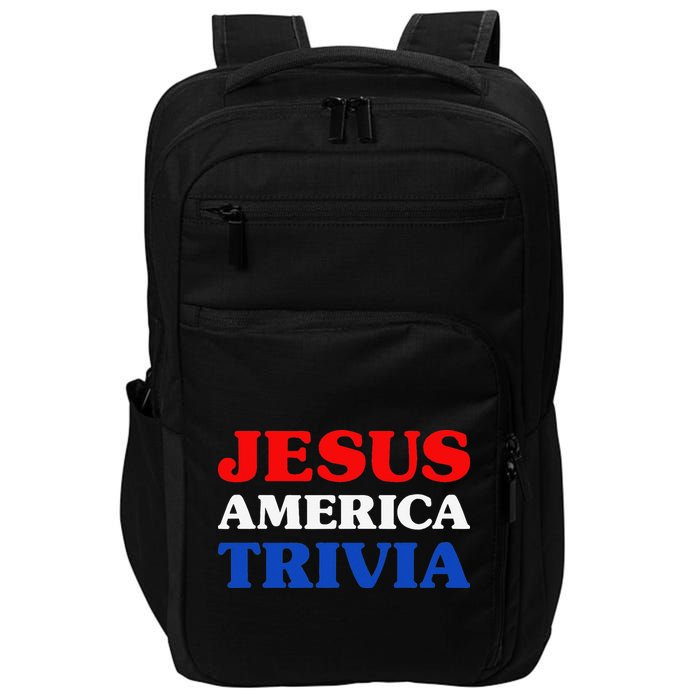 Trivia I Love Trivia Jesus And Trivia For Trivia Night Impact Tech Backpack