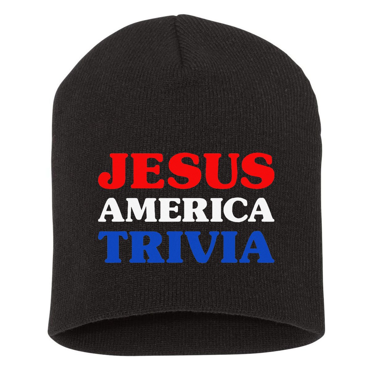 Trivia I Love Trivia Jesus And Trivia For Trivia Night Short Acrylic Beanie