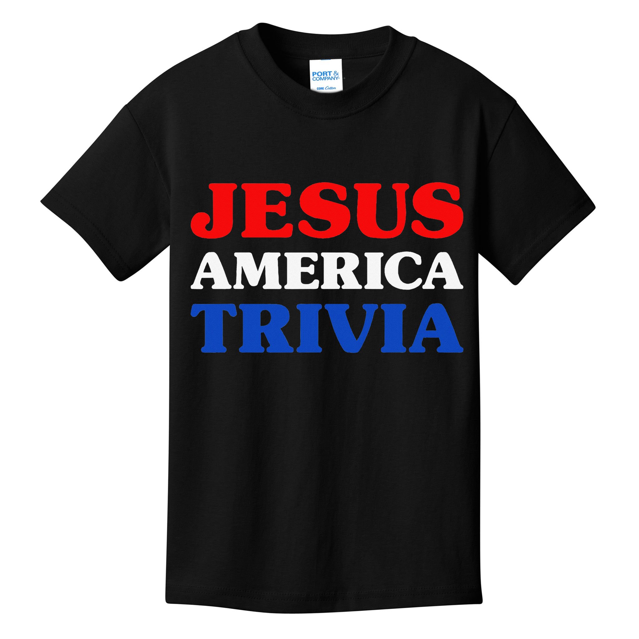 Trivia I Love Trivia Jesus And Trivia For Trivia Night Kids T-Shirt