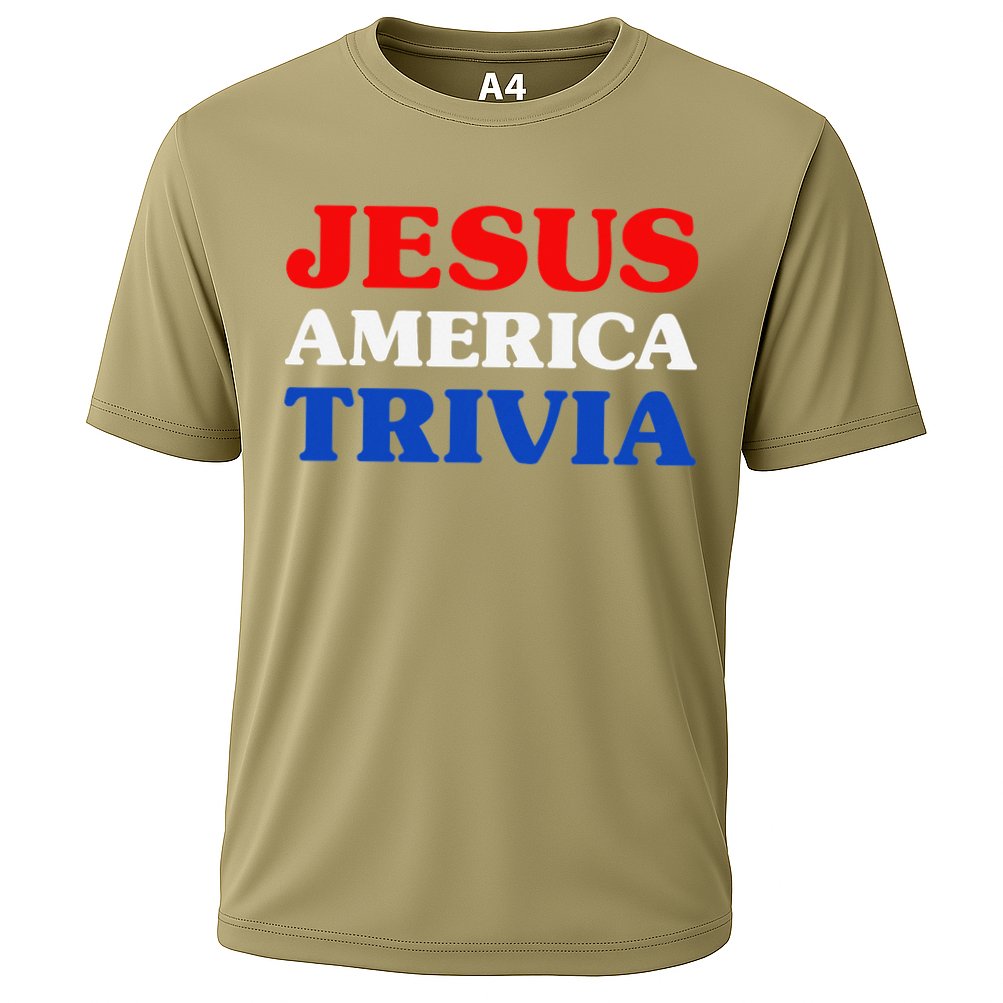Trivia I Love Trivia Jesus And Trivia For Trivia Night Cooling Performance Crew T-Shirt