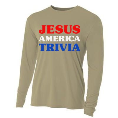 Trivia I Love Trivia Jesus And Trivia For Trivia Night Cooling Performance Long Sleeve Crew