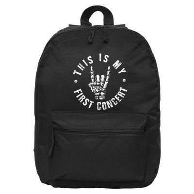 This Is My First Concert 16 in Basic Backpack
