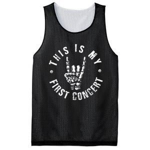 This Is My First Concert Mesh Reversible Basketball Jersey Tank