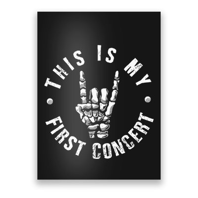 This Is My First Concert Poster