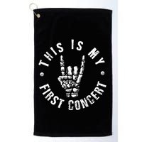 This Is My First Concert Golf Towel