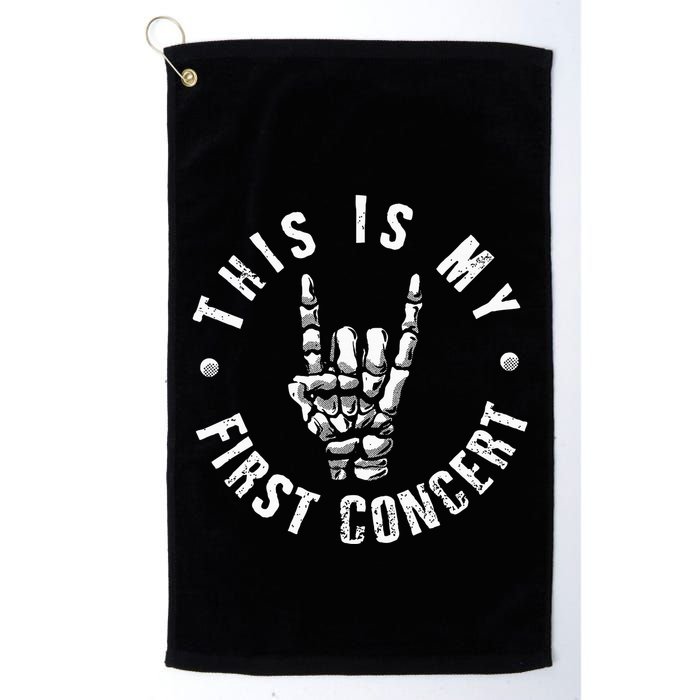 This Is My First Concert Golf Towel