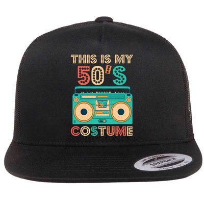 This Is My 50s Costume 1950s Retro Vintage 50s Party Flatbill Hat