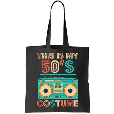 This Is My 50s Costume 1950s Retro Vintage 50s Party Bag