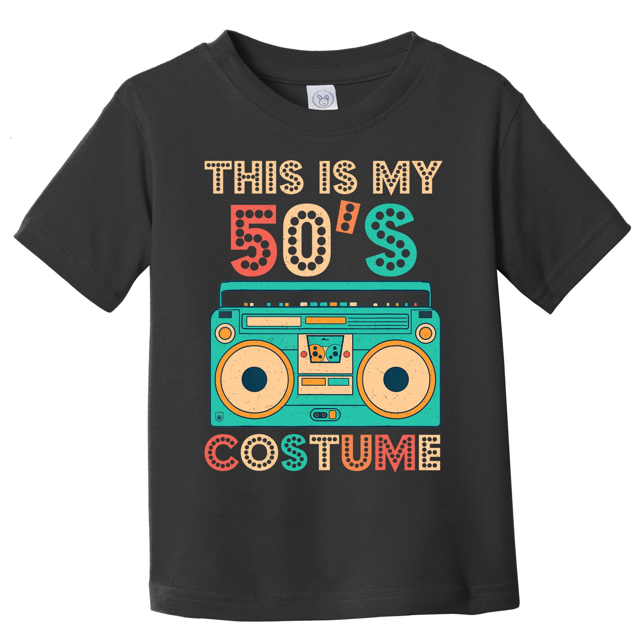 This Is My 50s Costume 1950s Retro Vintage 50s Party Toddler T-Shirt