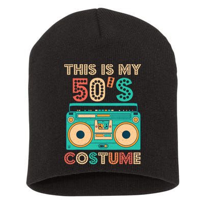 This Is My 50s Costume 1950s Retro Vintage 50s Party Short Acrylic Beanie