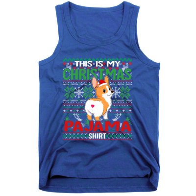 This Is My Christmas Corgi Dog Pajama Merry Xmas Meaningful Gift Tank Top