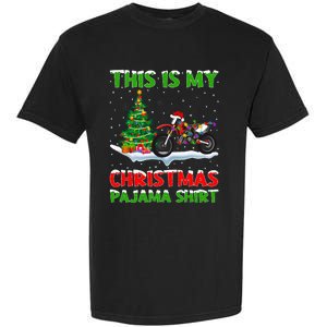 This Is My Christmas Pajama Dirt Bike Christmas Garment-Dyed Heavyweight T-Shirt