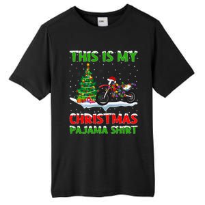 This Is My Christmas Pajama Dirt Bike Christmas Tall Fusion ChromaSoft Performance T-Shirt