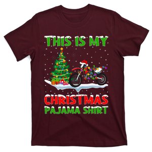 This Is My Christmas Pajama Dirt Bike Christmas T-Shirt