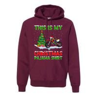 This Is My Christmas Pajama Dirt Bike Christmas Premium Hoodie