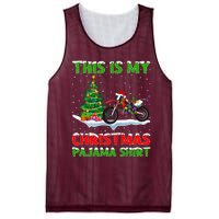 This Is My Christmas Pajama Dirt Bike Christmas Mesh Reversible Basketball Jersey Tank