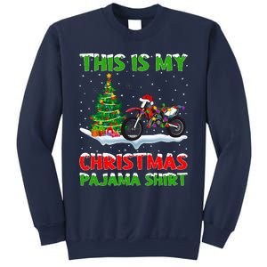 This Is My Christmas Pajama Dirt Bike Christmas Sweatshirt