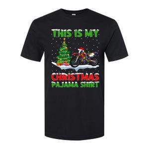 This Is My Christmas Pajama Dirt Bike Christmas Softstyle CVC T-Shirt