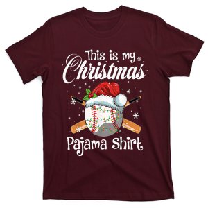 This Is My Christmas Baseball Pajama T-Shirt