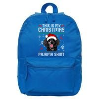 This Is My Christmas Poodle Dog Pajama Merry Xmas Gift 16 in Basic Backpack