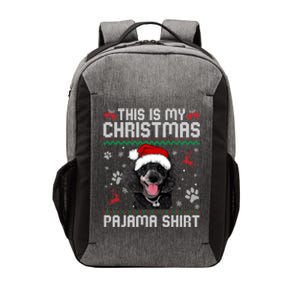 This Is My Christmas Poodle Dog Pajama Merry Xmas Gift Vector Backpack