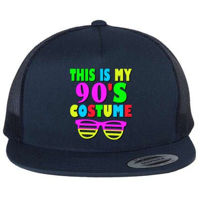 This Is My 90s Costume 80s 90s Party Flat Bill Trucker Hat