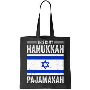 This Is My Hanukkah Pajamakah Pj Pajama Funny Gift  Tote Bag