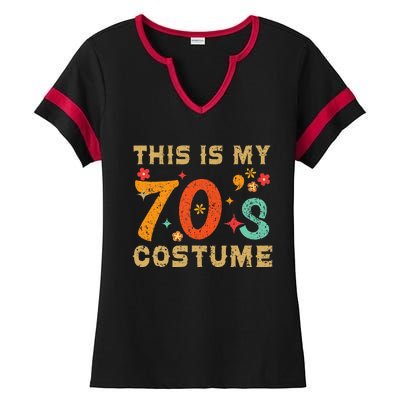 This Is My 70S Costume 1970s Seventies Theme Ladies Halftime Notch Neck Tee