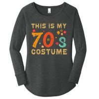 This Is My 70S Costume 1970s Seventies Theme Women's Perfect Tri Tunic Long Sleeve Shirt