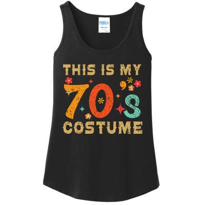 This Is My 70S Costume 1970s Seventies Theme Ladies Essential Tank