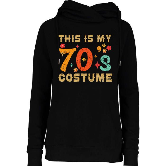 This Is My 70S Costume 1970s Seventies Theme Womens Funnel Neck Pullover Hood