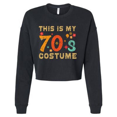 This Is My 70S Costume 1970s Seventies Theme Cropped Pullover Crew