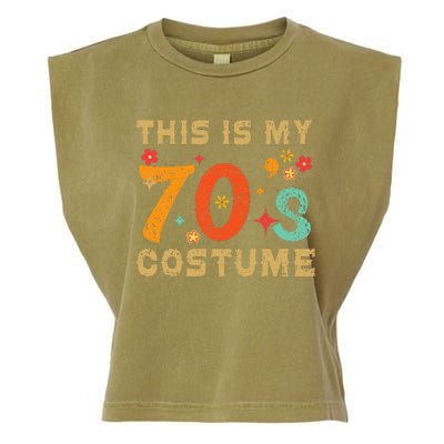 This Is My 70S Costume 1970s Seventies Theme Garment-Dyed Women's Muscle Tee