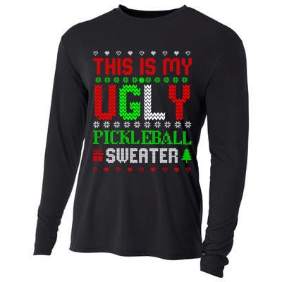 This Is My Ugly Pickleball Sweater Christmas Cooling Performance Long Sleeve Crew