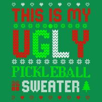 This Is My Ugly Pickleball Sweater Christmas Baby Bodysuit