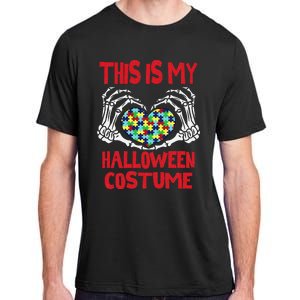 This Is My Halloween Skeleton Hands Autism Awareness Adult ChromaSoft Performance T-Shirt