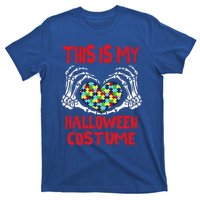 This Is My Halloween Skeleton Hands Autism Awareness T-Shirt