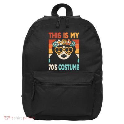 This Is My 70S Costume 70s Party 1970s 70s Outfit 16 in Basic Backpack