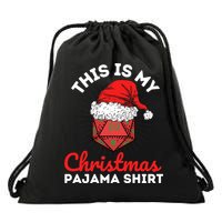 This Is My Christmas Dungeons And Pajama Drawstring Bag