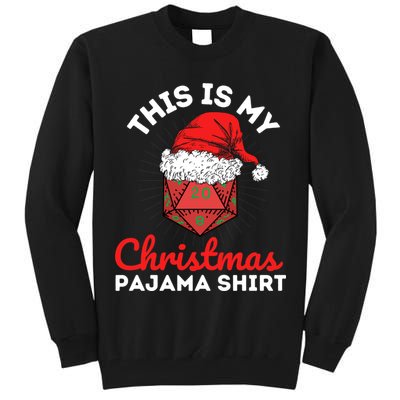 This Is My Christmas Dungeons And Pajama Tall Sweatshirt