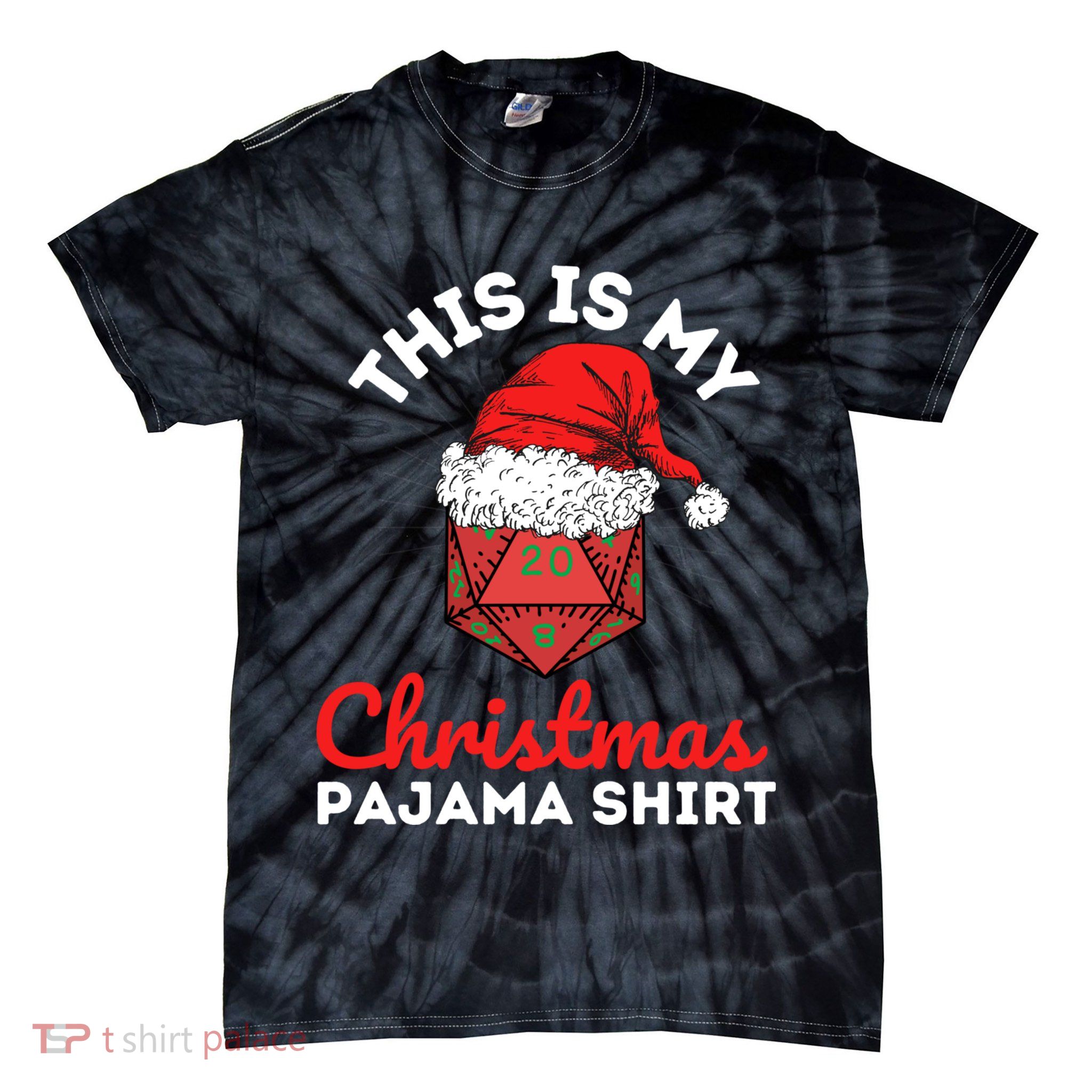 This Is My Christmas Dungeons And Pajama Tie-Dye T-Shirt